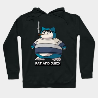 Fat and juicy, cartoon monster! Hoodie